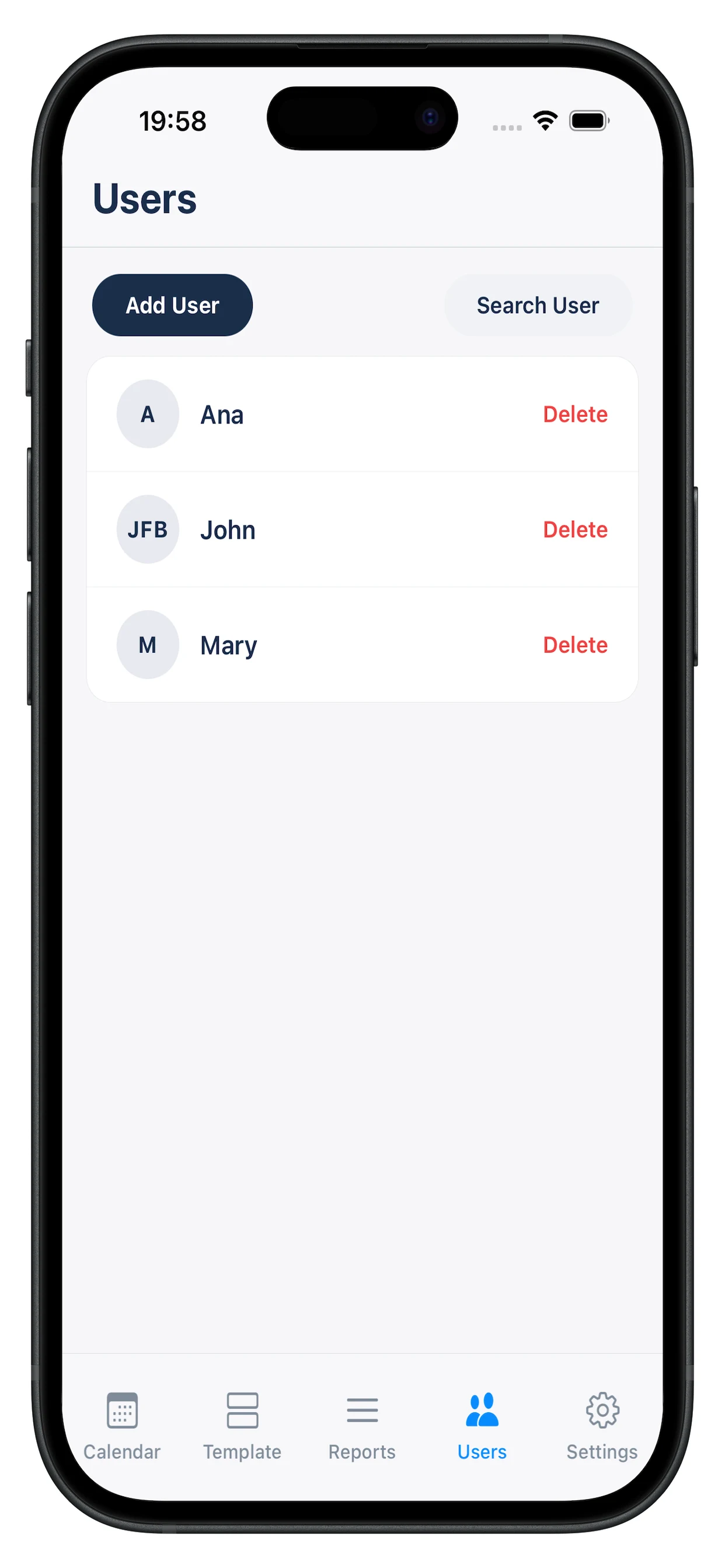Meal Numbers screenshot