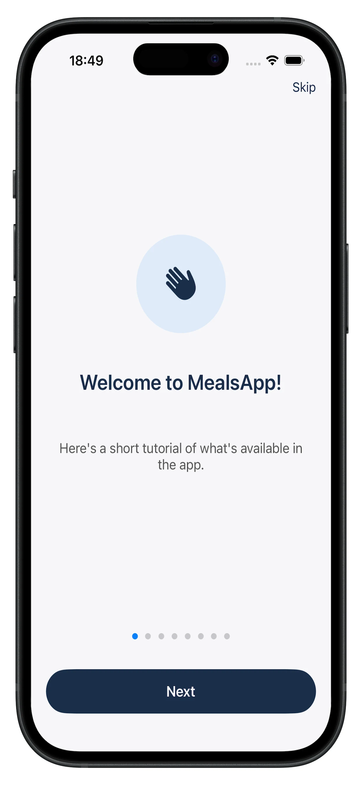 Meal Numbers screenshot